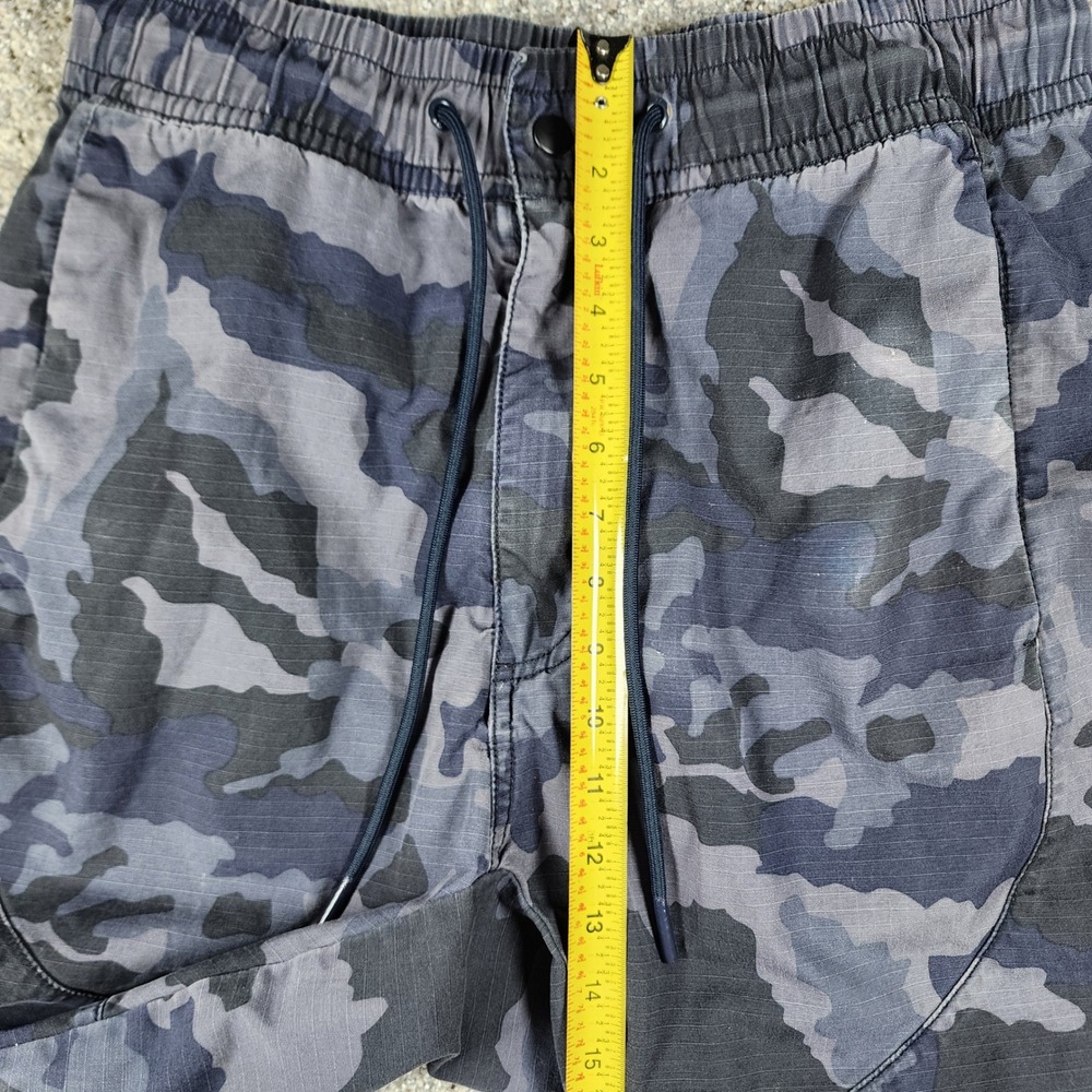 Nike NSW Jogger Pants Mens Small Blue Camo Ripstop Nylon Overlay Excellent - Picture 13 of 16